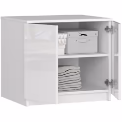 AKORD Furniture Factory SP0PSZNADS60BIAPOL placard et armoire de chambre à coucher 2 étagères 2 portes(s) Blanc
