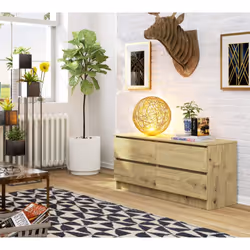 AKORD Furniture Factory OP0LK-120SZ4-ART Commode - Vue supplémentaire 4