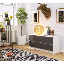 AKORD Furniture Factory OP0LK-120SZ4-BIASZA Commode - Vue supplémentaire 5