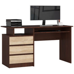 AKORD Furniture Factory IP0PBIUVENSON001 bureau d'ordinateur Couleur chêne, Bois