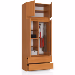 AKORD Furniture Factory SP0PSYSOLCNADKOM0 placard et armoire de chambre à coucher 6 étagères 2 portes(s)