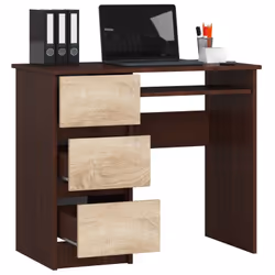 AKORD Furniture Factory IP0PBIUWENSONA-6L bureau d'ordinateur Couleur chêne, Bois