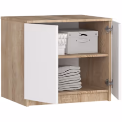AKORD Furniture Factory SP0PSZNADS60SONBIA placard et armoire de chambre à coucher 2 étagères 2 portes(s) Chêne