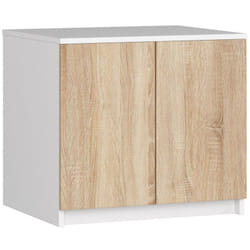 AKORD Furniture Factory SP0PSZNADS60BIASON placard et armoire de chambre à coucher 2 étagères 2 portes(s) Blanc