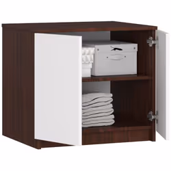 AKORD Furniture Factory SP0PSZNADS60WENBIA placard et armoire de chambre à coucher 2 étagères 2 portes(s) Wenge