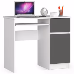 AKORD Furniture Factory IP0PBIUBIASZAPIKSPR, Droit, Forme rectangulaire, Mat, Blanc, 1 tiroir(s), 500 mm