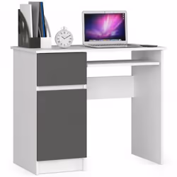 AKORD Furniture Factory IP0PBIUBIASZAPIKSLEW, Droit, Forme rectangulaire, Mat, Blanc, 1 tiroir(s), 500 mm