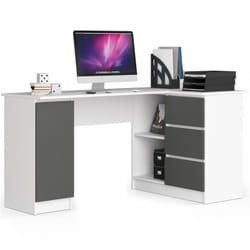 AKORD Furniture Factory IP0PBIUB20BIASZA bureau d'ordinateur Blanc