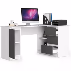 AKORD Furniture Factory IP0PBIUB20BIASZA bureau d'ordinateur Blanc
