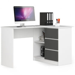 AKORD Furniture Factory IP0P3SBIASZAB16P bureau d'ordinateur Blanc