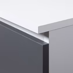 AKORD Furniture Factory IP0P3SBIASZAB16P bureau d'ordinateur Blanc - Vue supplémentaire 4