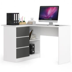 AKORD Furniture Factory IP0P3SBIASZAB16 bureau d'ordinateur Blanc