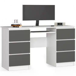 AKORD Furniture Factory IP0PBIUBIASZAA11 bureau d'ordinateur Blanc