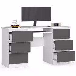 AKORD Furniture Factory IP0PBIUBIASZAA11 bureau d'ordinateur Blanc