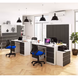 AKORD Furniture Factory IP0PBIUBIASZAA11 bureau d'ordinateur Blanc - Vue supplémentaire 5