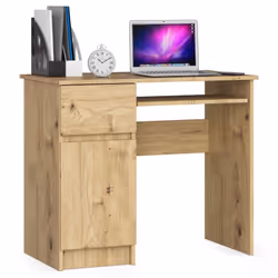 AKORD Furniture Factory IP0PBIUARTPIKSLEW, Droit, Forme rectangulaire, Mat, Couleur chêne, 1 tiroir(s), 500 mm