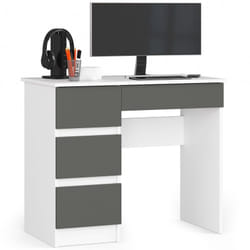 AKORD Furniture Factory IP0PBIUBIASZALEA7 bureau d'ordinateur Blanc