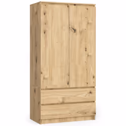 AKORD Furniture Factory SP0PSYSART010, Chêne, Armoire, 4 étagères, 2 portes(s), Mat, Porte à charnière