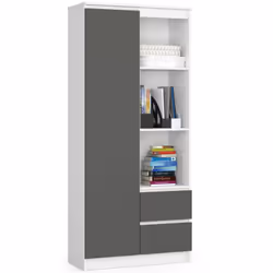 AKORD Furniture Factory RP0PREGBIASZA, Blanc, 7 étagères, Mat, 16 mm, 350 mm, 800 mm