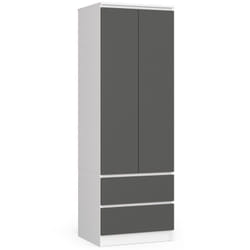 AKORD Furniture Factory SP0PSYSBIASZA001 placard et armoire de chambre à coucher 1 étagères 2 portes(s) Blanc