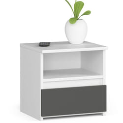 AKORD Furniture Factory OP0LCL1BIASZA001 Table de nuit et table de chevet 1 tiroir(s)