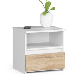 AKORD Furniture Factory OP0LCL1BIASON001 Table de nuit et table de chevet 1 tiroir(s)