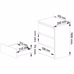 AKORD Furniture Factory OP0LCL340BIA001 Commode