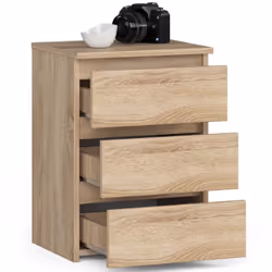 AKORD Furniture Factory OP0LCL340SON001 Table de nuit et table de chevet 3 tiroir(s)