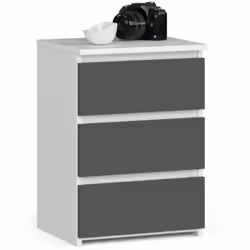 AKORD Furniture Factory OP0LCL340BIASZA001, Blanc, 3 tiroir(s), Mat, 16 mm, 31 cm, 350 mm