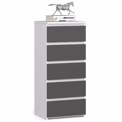 AKORD Furniture Factory OP0LCL5BIASZA001, Blanc, 5 tiroir(s), Mat, 16 mm, 31 cm, 350 mm