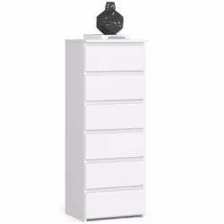 AKORD Furniture Factory OP0LCL6BIA001, Blanc, 6 tiroir(s), Mat, 16 mm, 31 cm, 350 mm