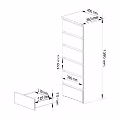 AKORD Furniture Factory OP0LCL6OLCH001 Commode