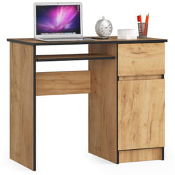 AKORD Furniture Factory IP0PBIUCRAFTPIKSPRA bureau d'ordinateur Couleur chêne