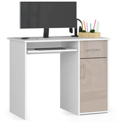 AKORD Furniture Factory IP0PPINPOLCAP001 bureau d'ordinateur Blanc