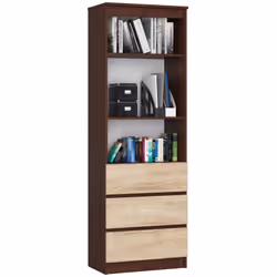 AKORD Furniture Factory RP0PREGVENSON005, Chêne, Wenge, 3 étagères, Mat, 16 mm, 350 mm, 600 mm