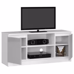 AKORD Furniture Factory OP0LRTVBIAMET002 Support TV et centre de divertissement 2 étagères