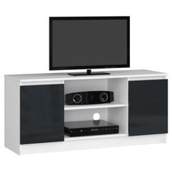 AKORD Furniture Factory OP0LRTVBIAGRA002 Support TV et centre de divertissement 2 étagères