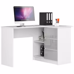 AKORD Furniture Factory IP0P3SPOLMET001, Droit, Forme rectangulaire, Brillant, Blanc, 3 tiroir(s), 850 mm