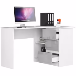 AKORD Furniture Factory IP0P3SPOLMET001 bureau d'ordinateur Blanc