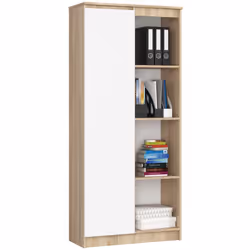 AKORD Furniture Factory RP0PREGDABBIA004, Blanc, Chêne, 8 étagères, Mat, 16 mm, 350 mm, 800 mm