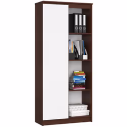 AKORD Furniture Factory RP0PREGVENBIA004, Blanc, Wenge, 8 étagères, Mat, 16 mm, 350 mm, 800 mm