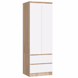 AKORD Furniture Factory SP0PSYSDABBIA001, Chêne, Armoire, 1 étagères, 2 portes(s), Mat, Porte à charnière