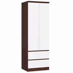 AKORD Furniture Factory SP0PSYSVENBIA001, Wenge, Armoire, 1 étagères, 2 portes(s), Mat, Porte à charnière