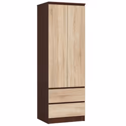 AKORD Furniture Factory SP0PSYSVENSON001, Wenge, Armoire, 1 étagères, 2 portes(s), Mat, Porte à charnière