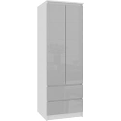 AKORD Furniture Factory SP0PSYSBIAMET005 placard et armoire de chambre à coucher 1 étagères 2 portes(s) Blanc