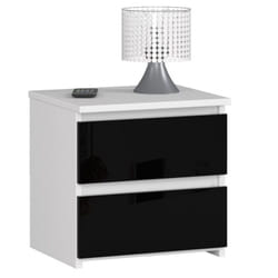 AKORD Furniture Factory OP0LCL2POLCZA Table de nuit et table de chevet 2 tiroir(s)