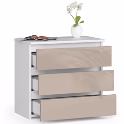 AKORD Furniture Factory OP0LCL-POLCAPU Table de nuit et table de chevet 3 tiroir(s)