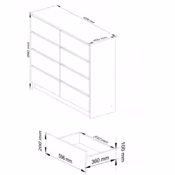 AKORD Furniture Factory OP0LK-1CAPU Commode