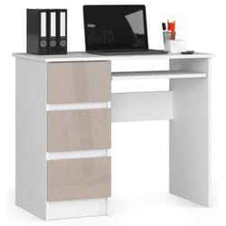 AKORD Furniture Factory IP0PBIUBIACAPU bureau d'ordinateur Blanc