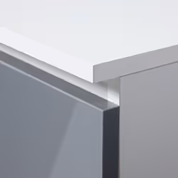 AKORD Furniture Factory IP0PBIUMETPOLLEA7 bureau d'ordinateur Blanc - Vue supplémentaire 4
